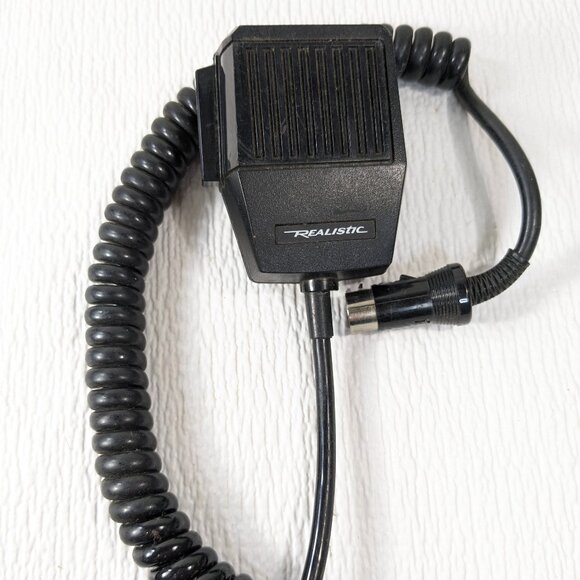 Vintage Realistic Electret Condenser Microphone CB radio Thailand parts UNTESTED - Picture 1 of 8
